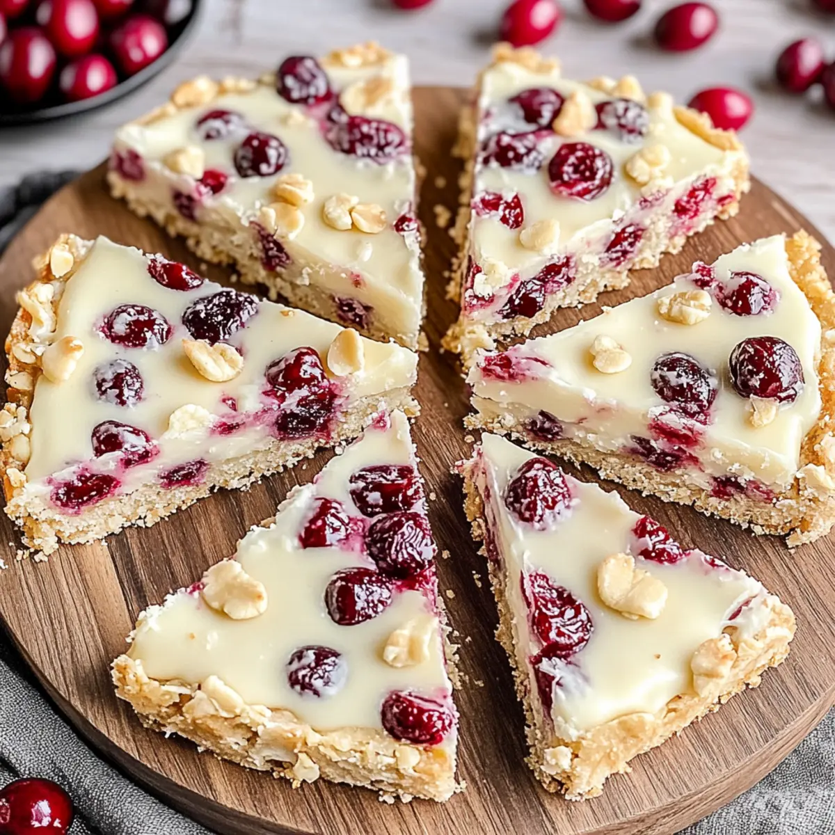 Cranberry Bliss Bars