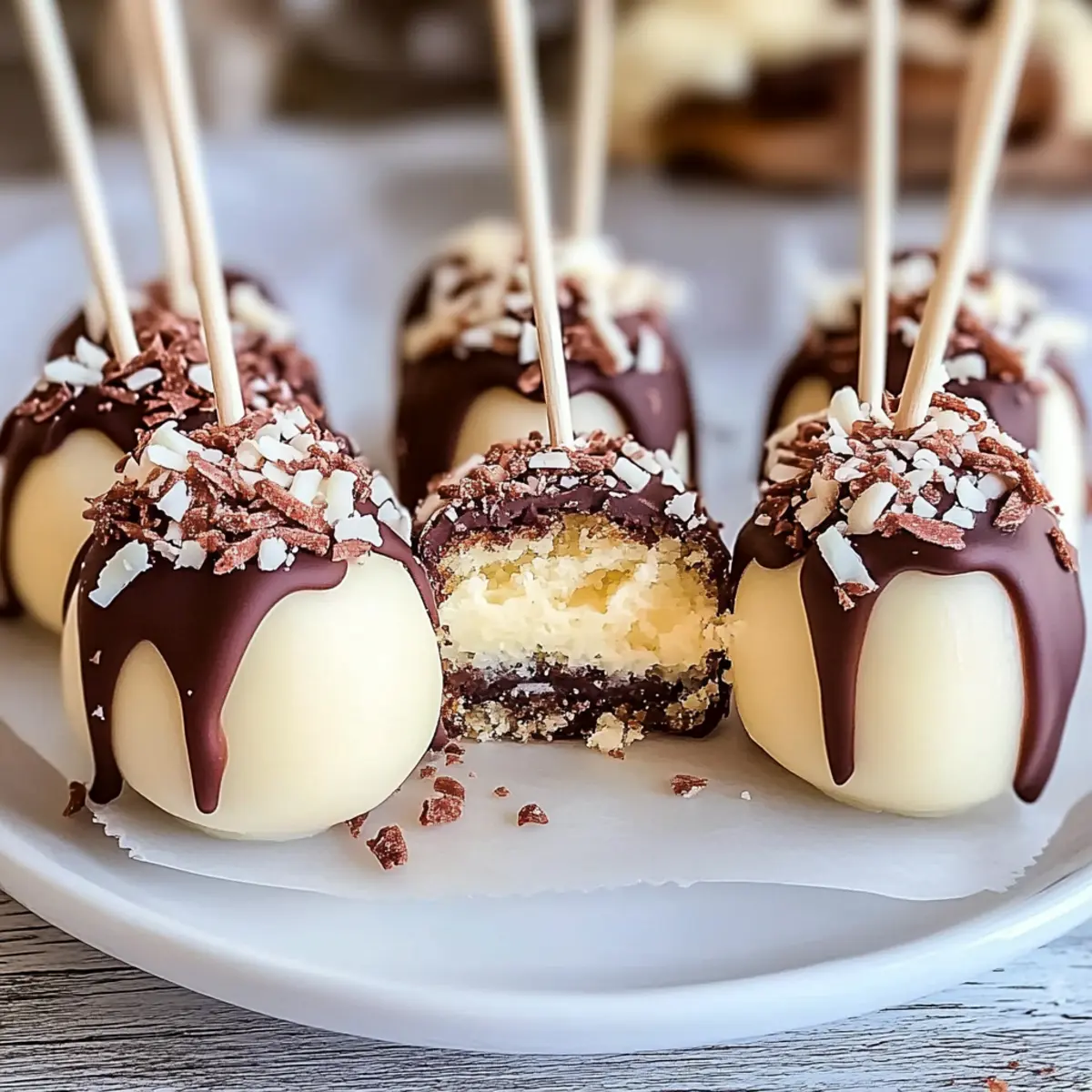 Cheesecake Stuffed Cake Pops