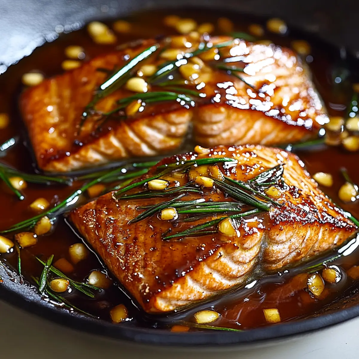 Crispy Honey Garlic Salmon
