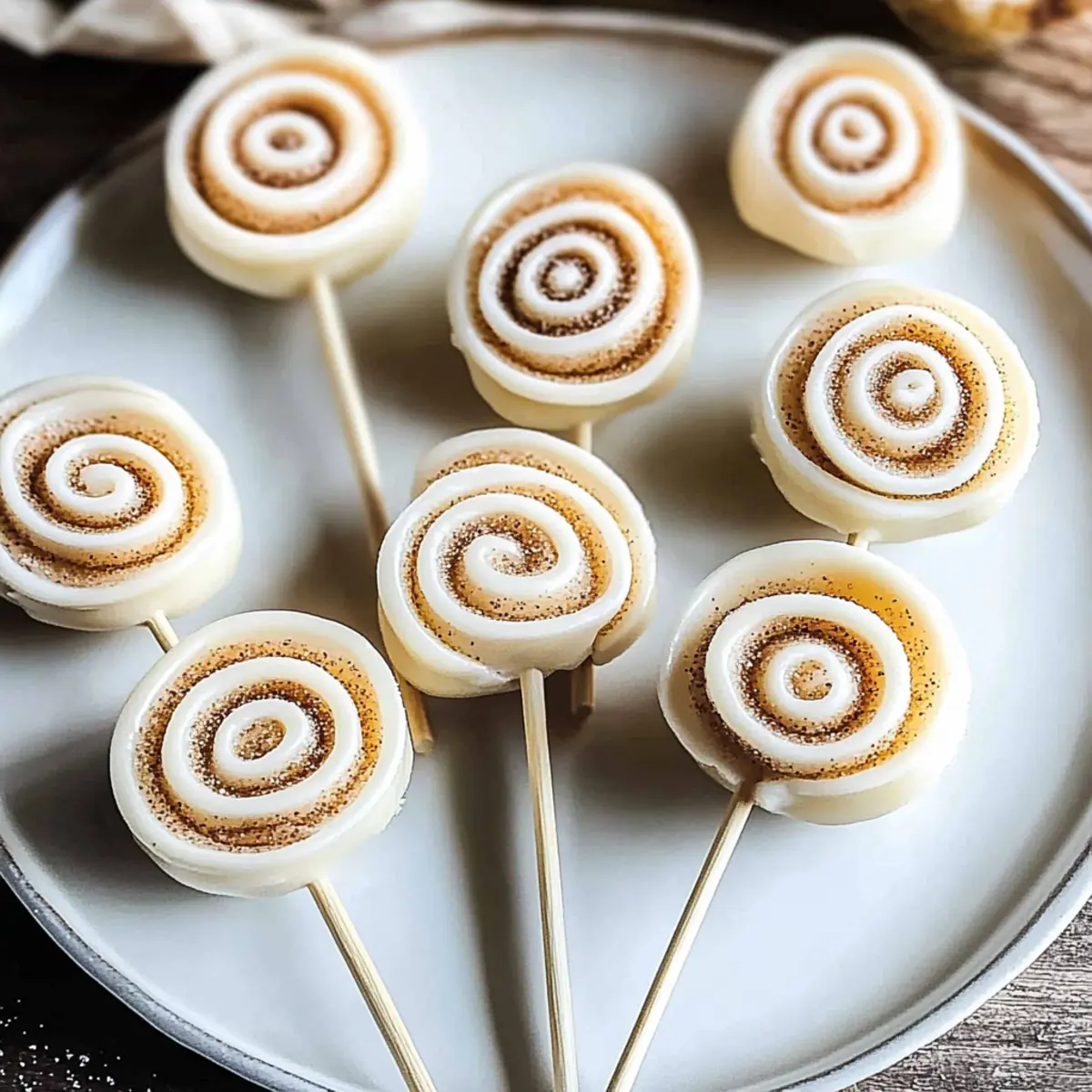 Cinnamon Roll Cake Pops