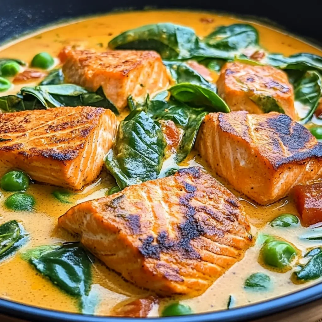 Salmon Coconut Curry