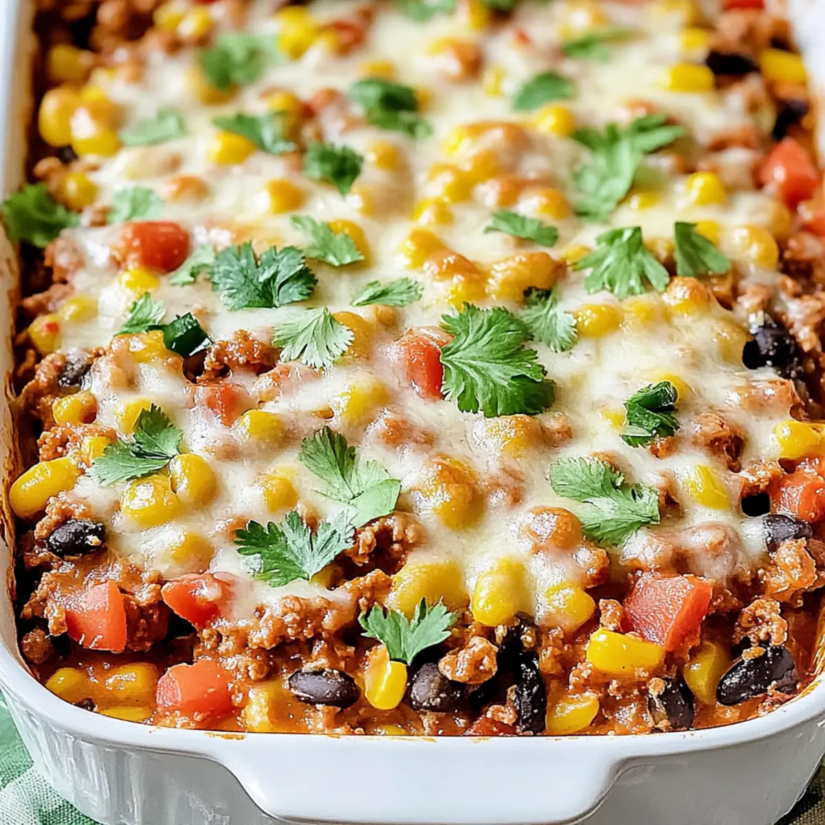 Southwest Ground Turkey Casserole