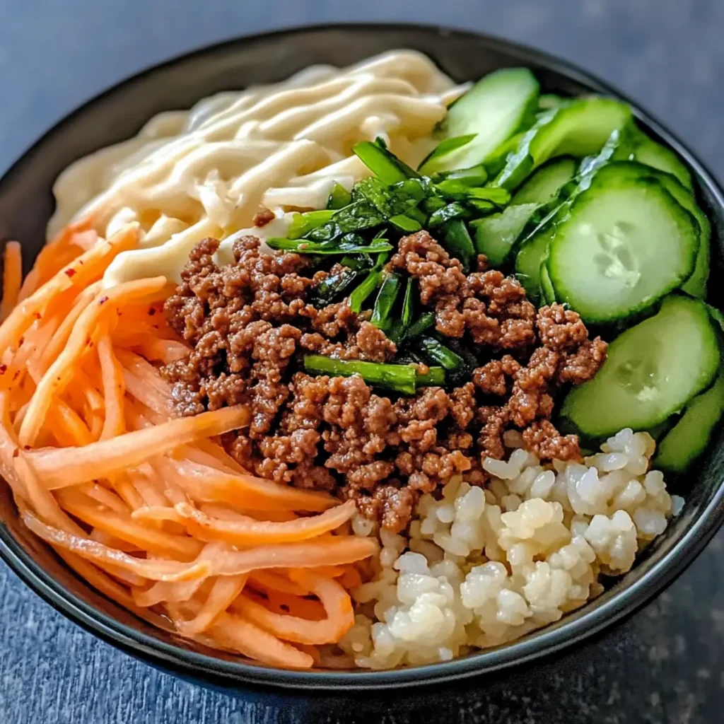 Korean Ground Beef Bowl