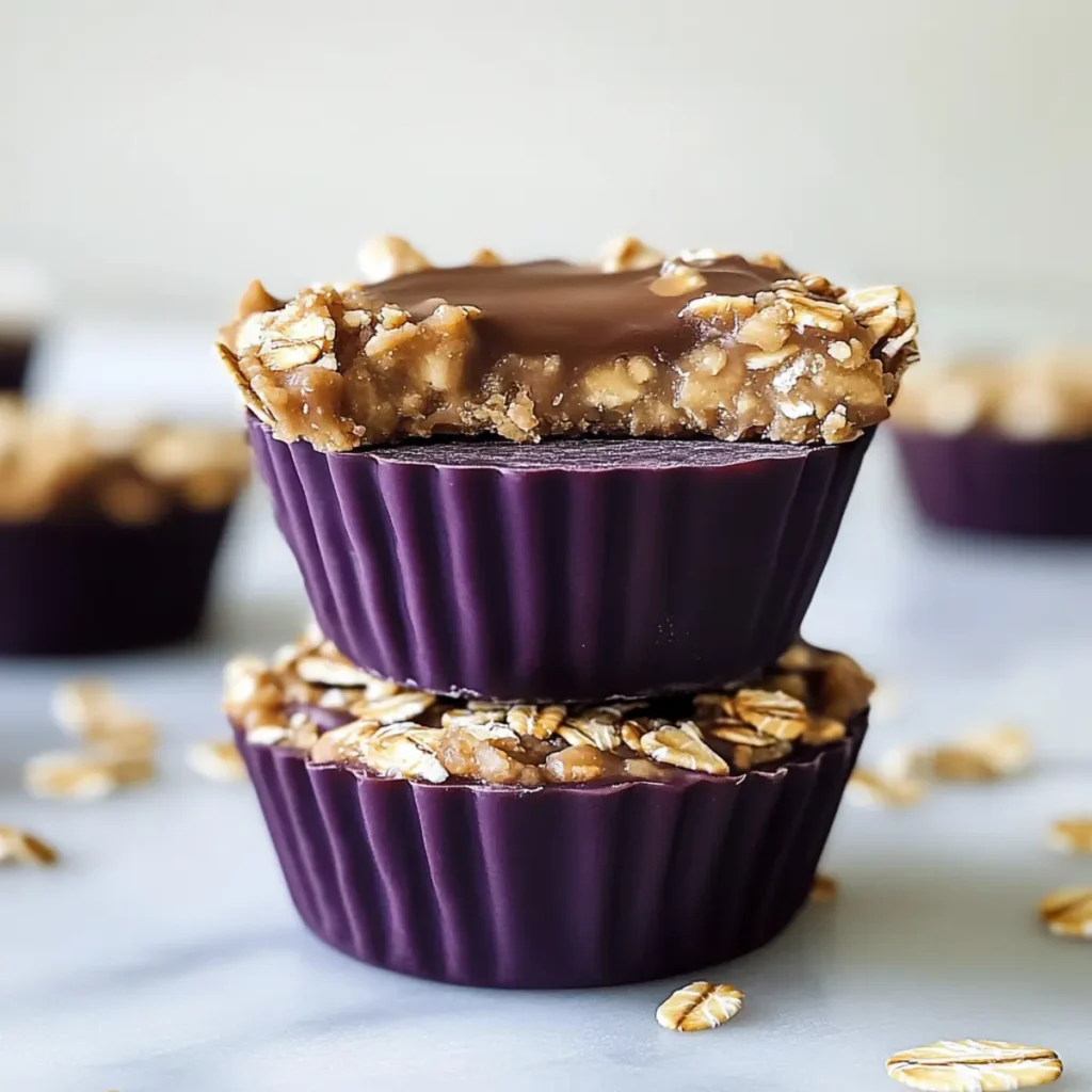 No-Bake Peanut Butter Oat Cups