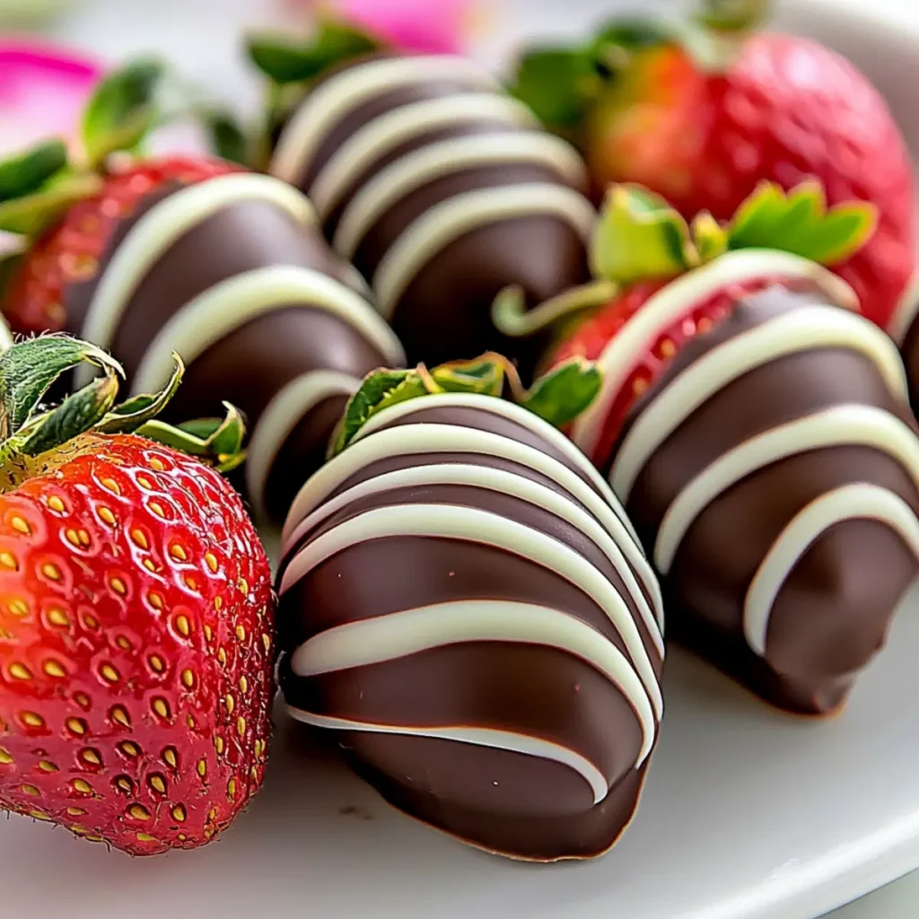 Valentine's Day Chocolate Covered Strawberries
