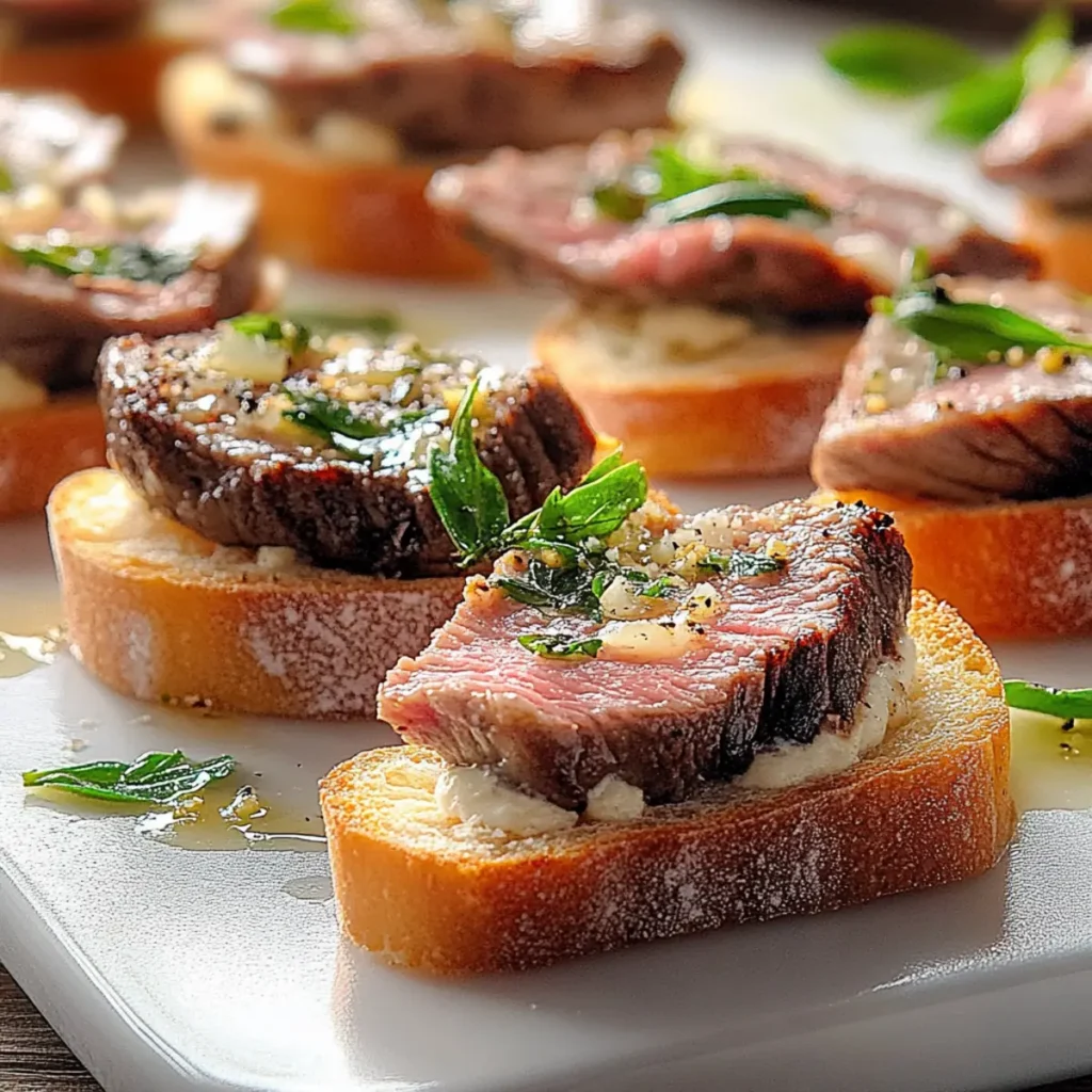 Steak Crostini