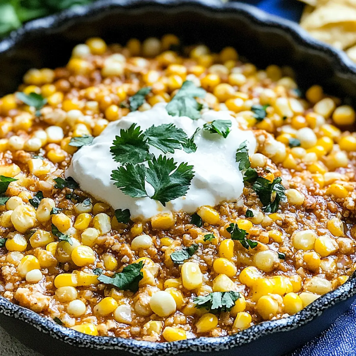 Mexican-Inspired Street Corn Dip