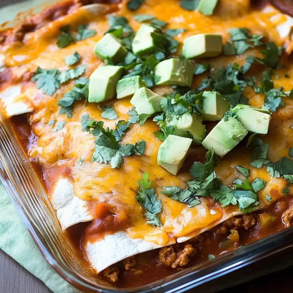 Ground Beef Enchiladas