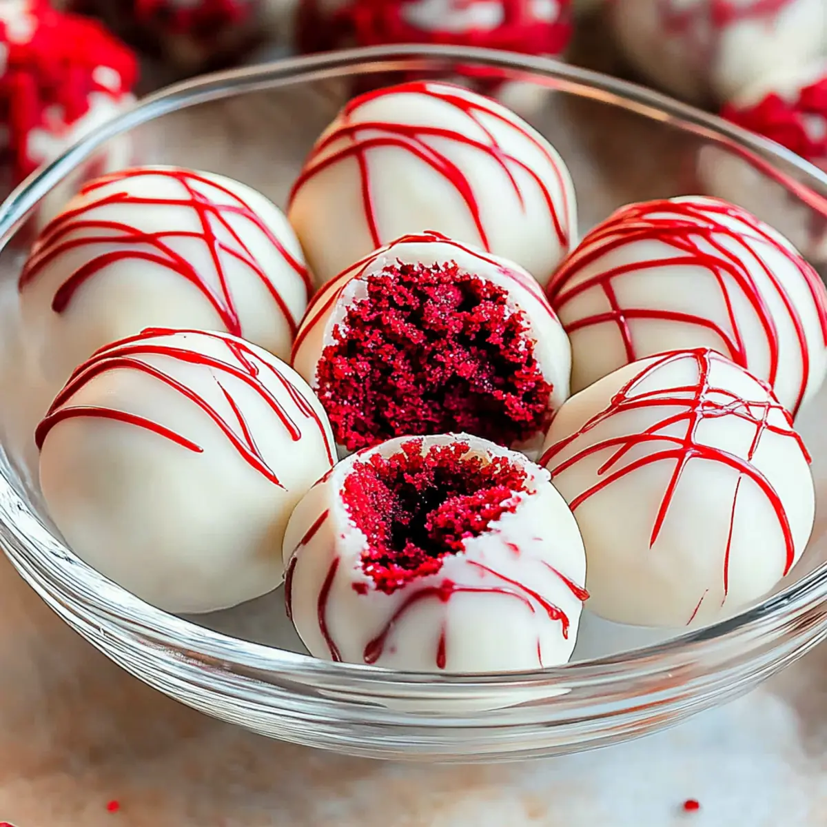 No Bake Red Velvet Cake Balls