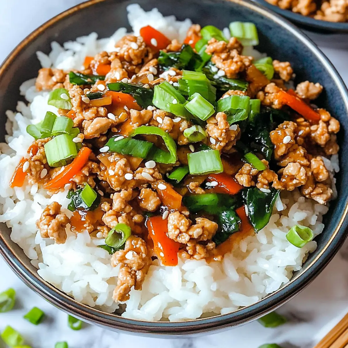Ground Turkey Teriyaki Rice Bowls