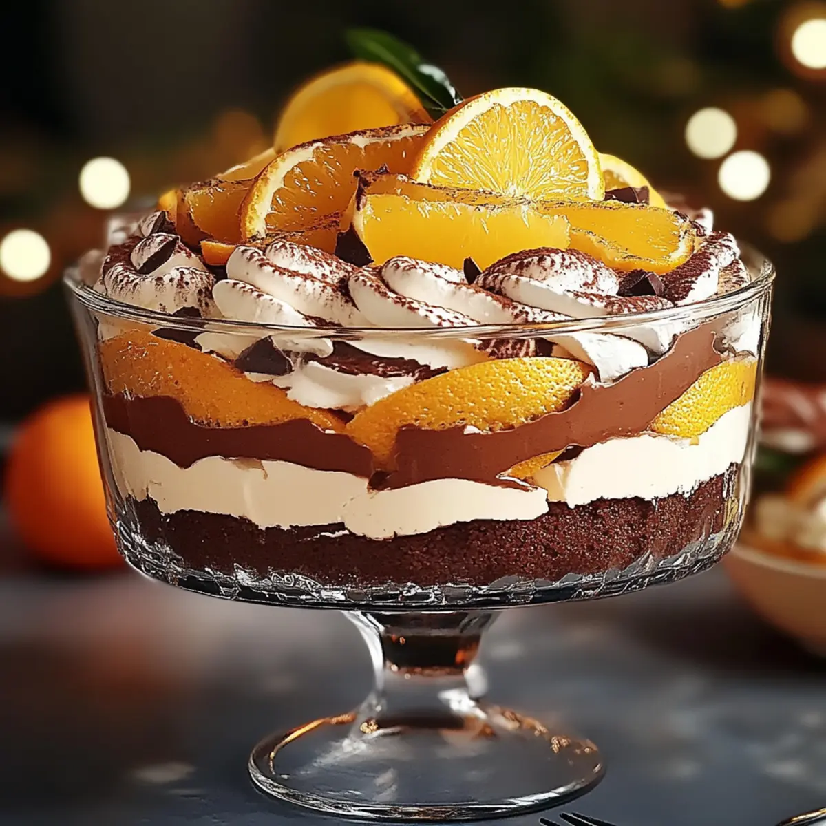 Chocolate Orange Tiramisu Trifle