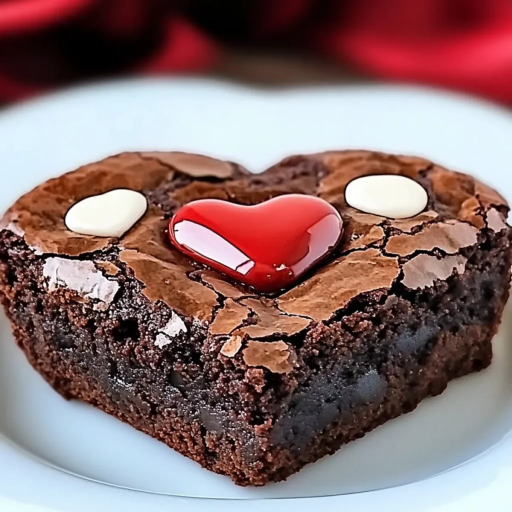 Heart Shaped Brownies