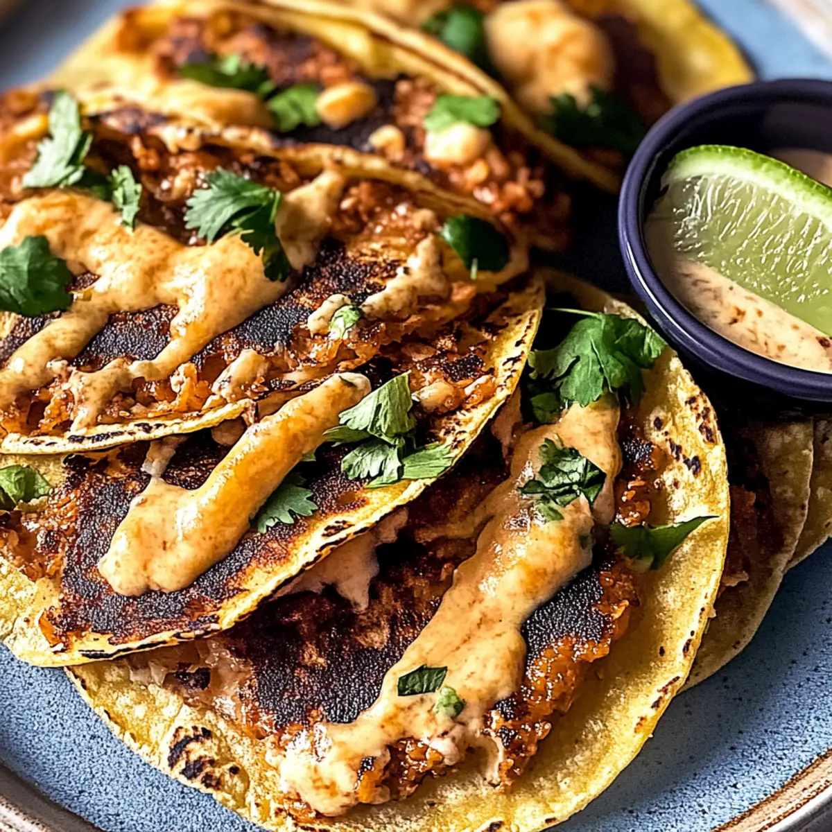 Burnt Cheese Tacos