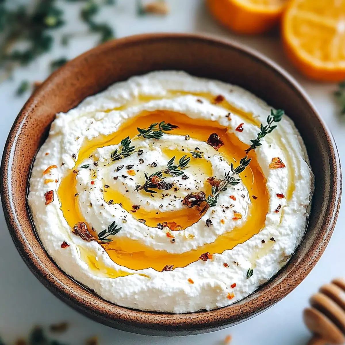 Ricotta Dip with Hot Honey