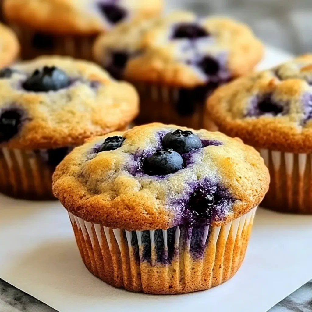 Blueberry Cottage Cheese Muffins