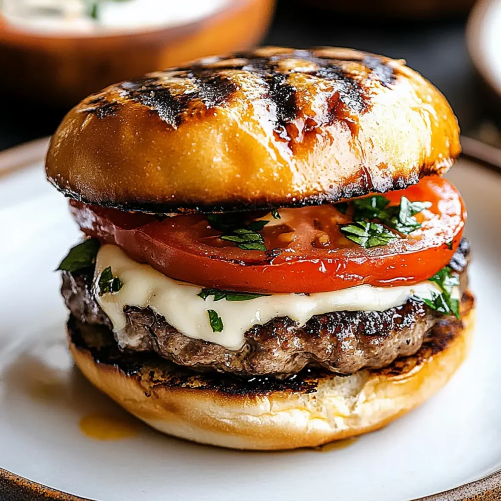 Bruschetta Burgers