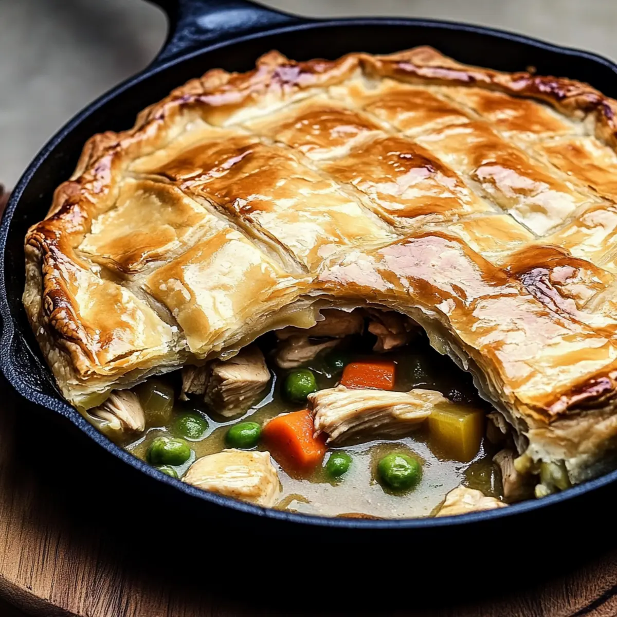 Skillet Chicken Pot Pie