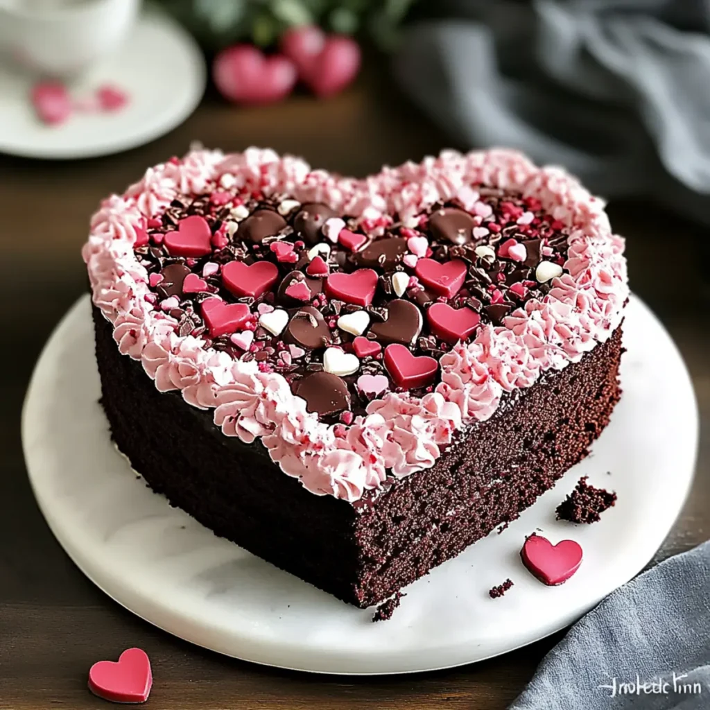 Valentine Chocolate Cake