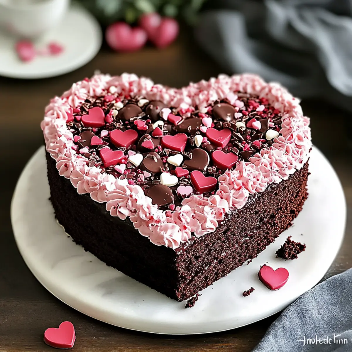 Valentine Chocolate Cake