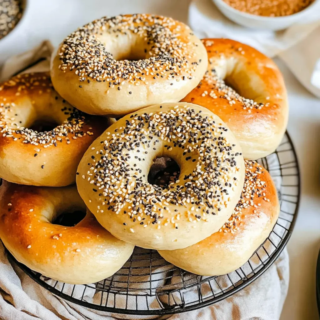 Easy High Protein Bagels (Only 5 Ingredients)