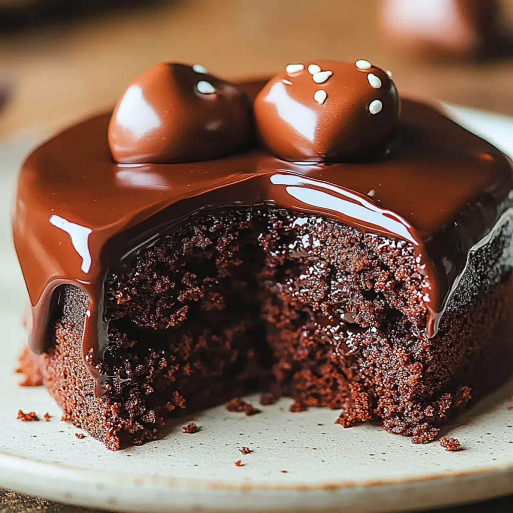 VALENTINE’S DAY Chocolate Ganache Cake