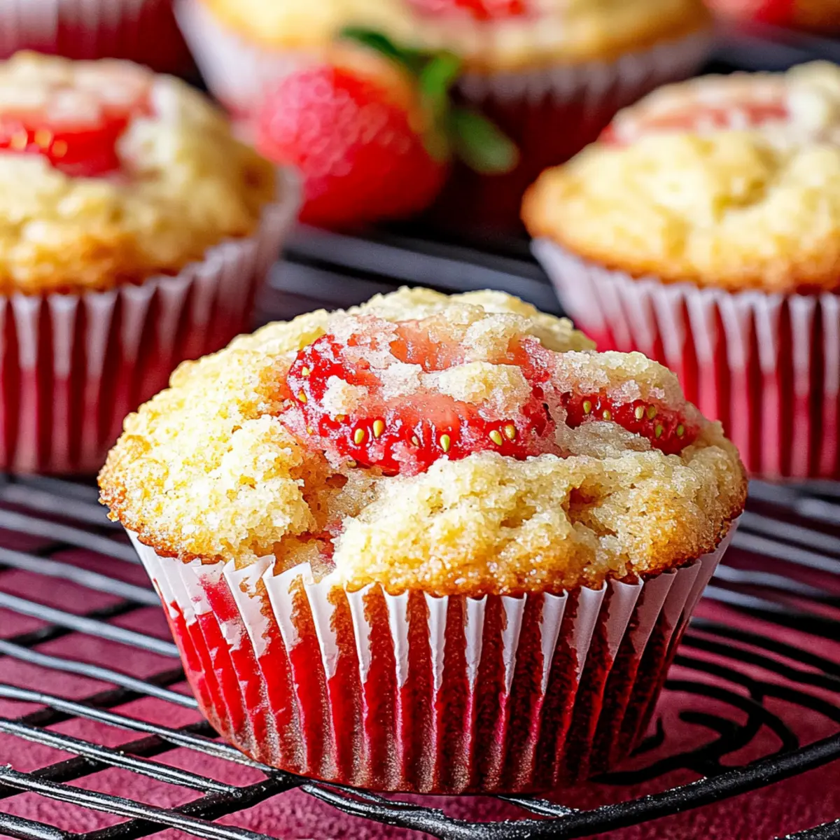 Homemade Strawberry Muffins