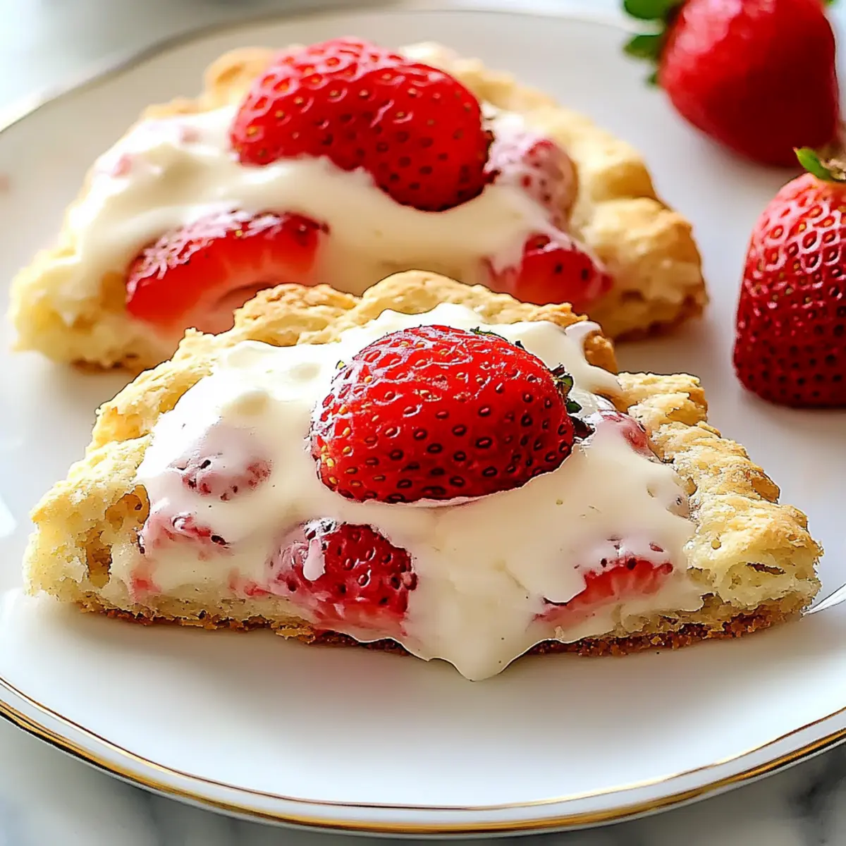 Strawberries and Cream Scones