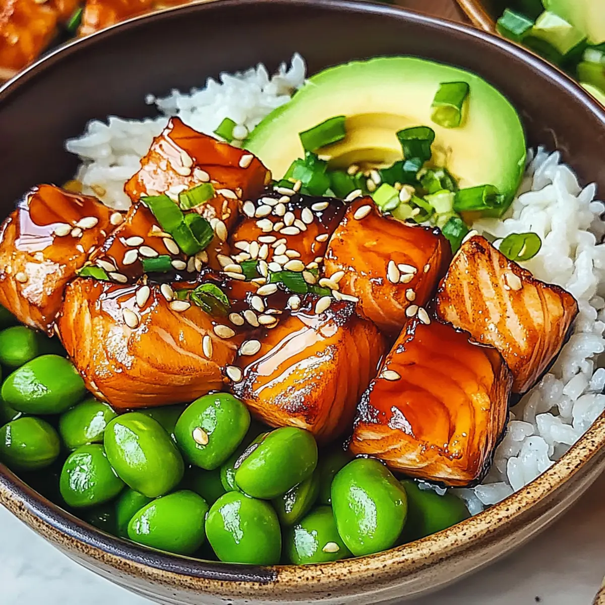 Crispy Salmon Rice Bowl