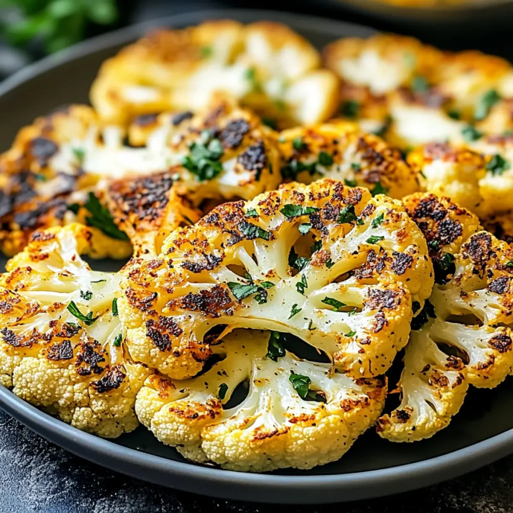 Air Fryer Cauliflower Steaks