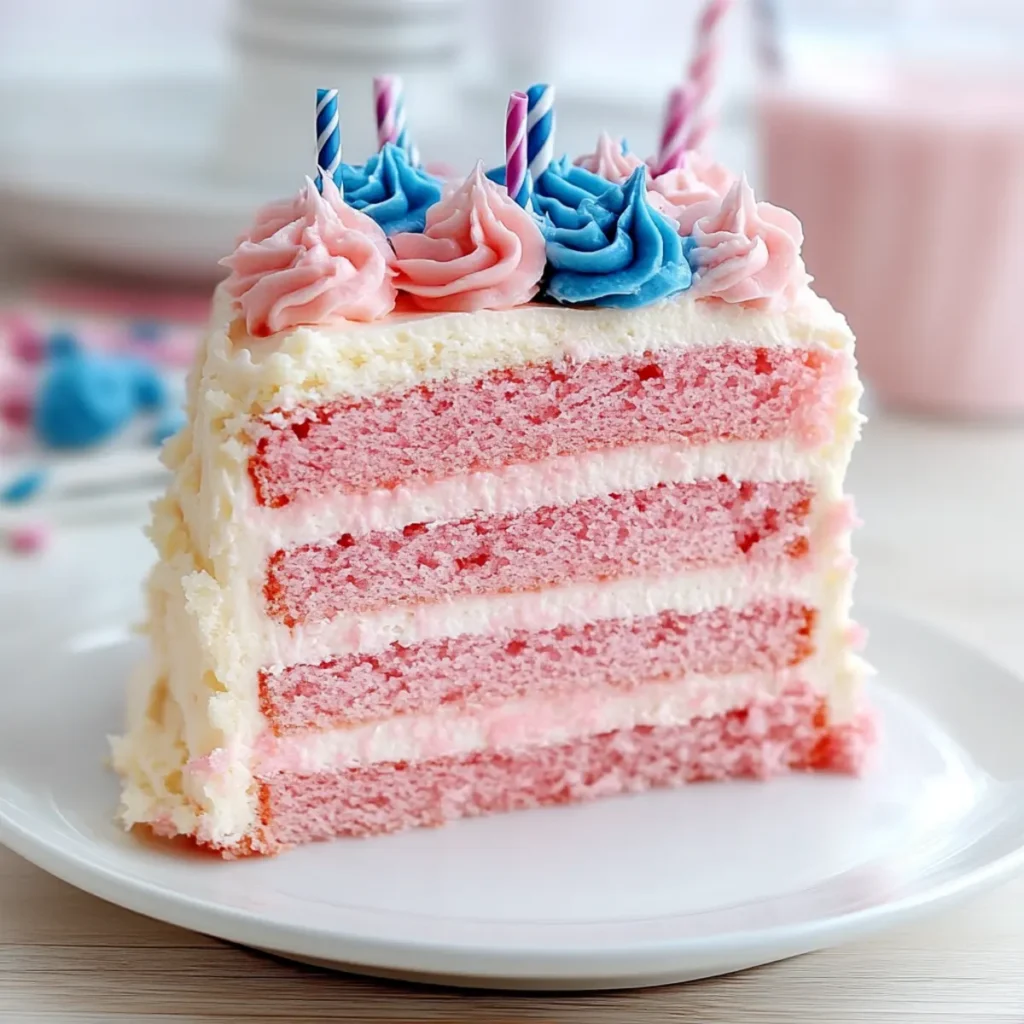 Cotton Candy Layer Cake