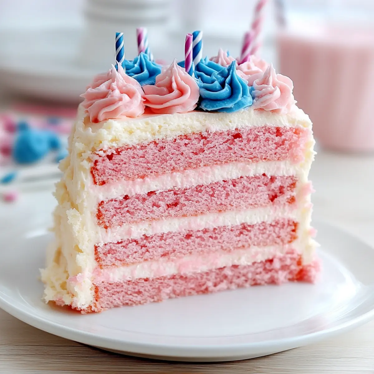 Cotton Candy Layer Cake