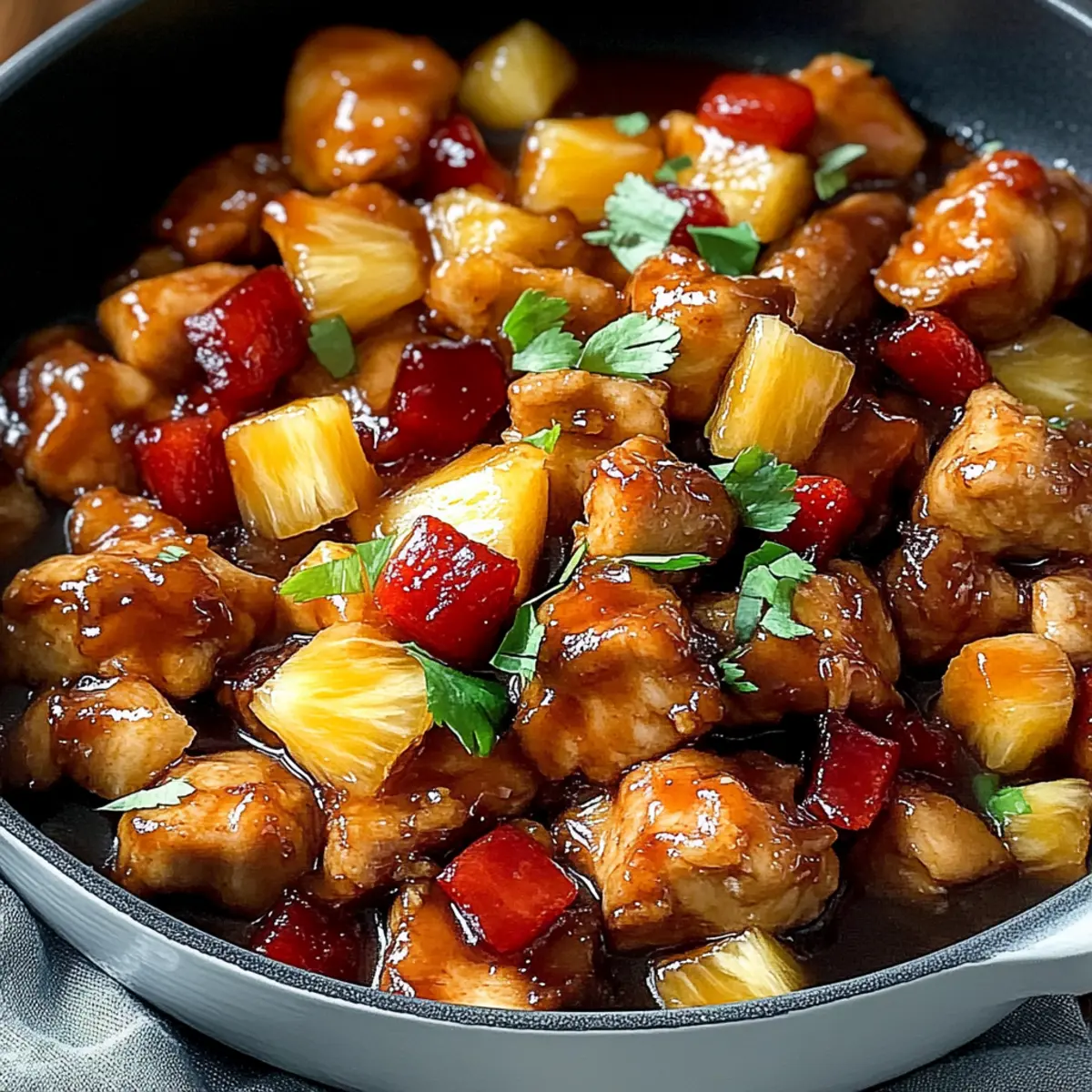 Sticky Pineapple Chicken