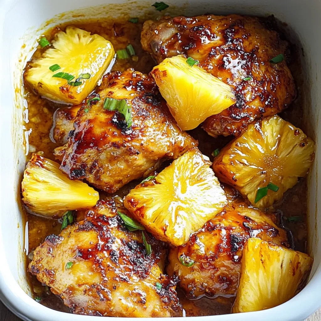 Fiery Pineapple Chicken