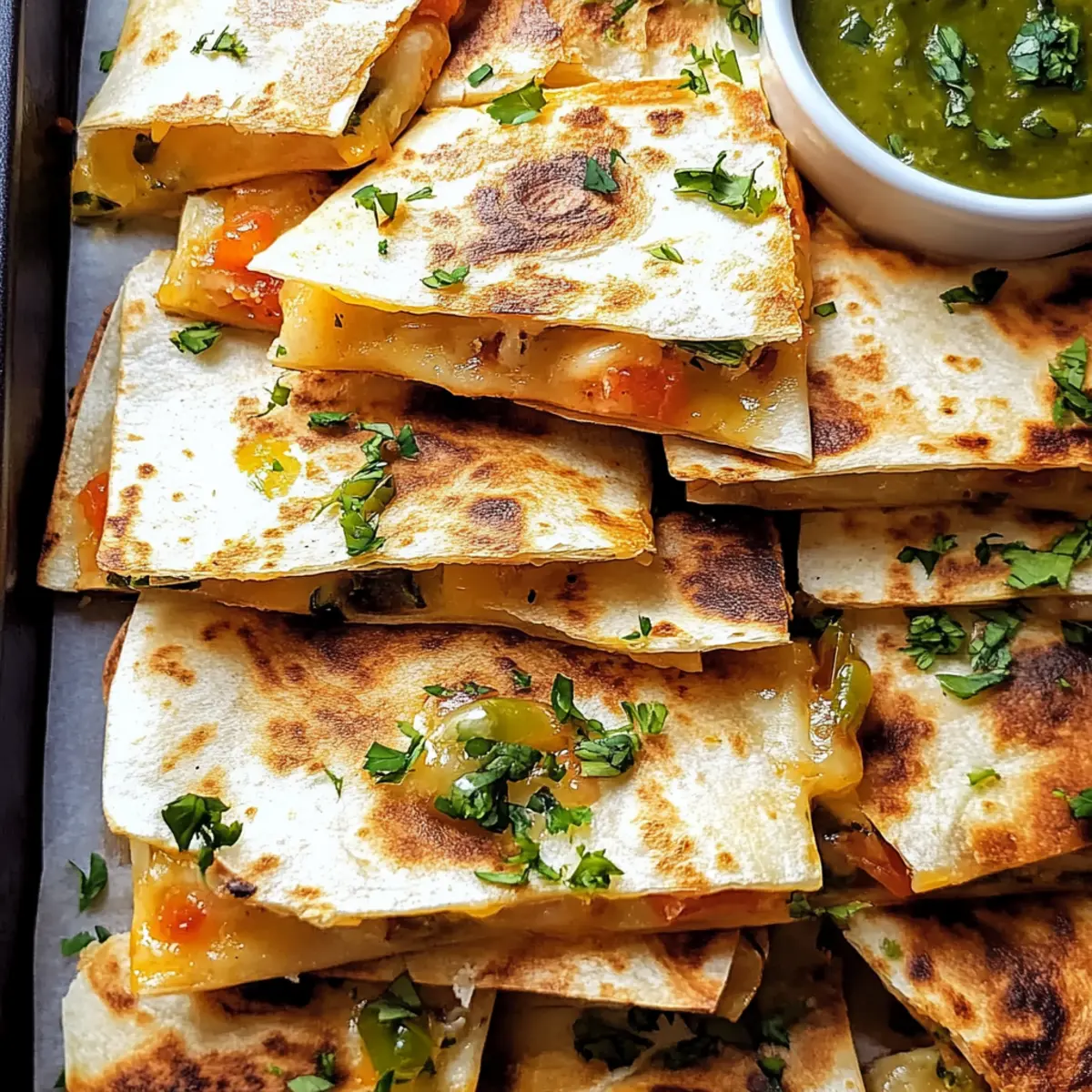 Sheet Pan Quesadillas