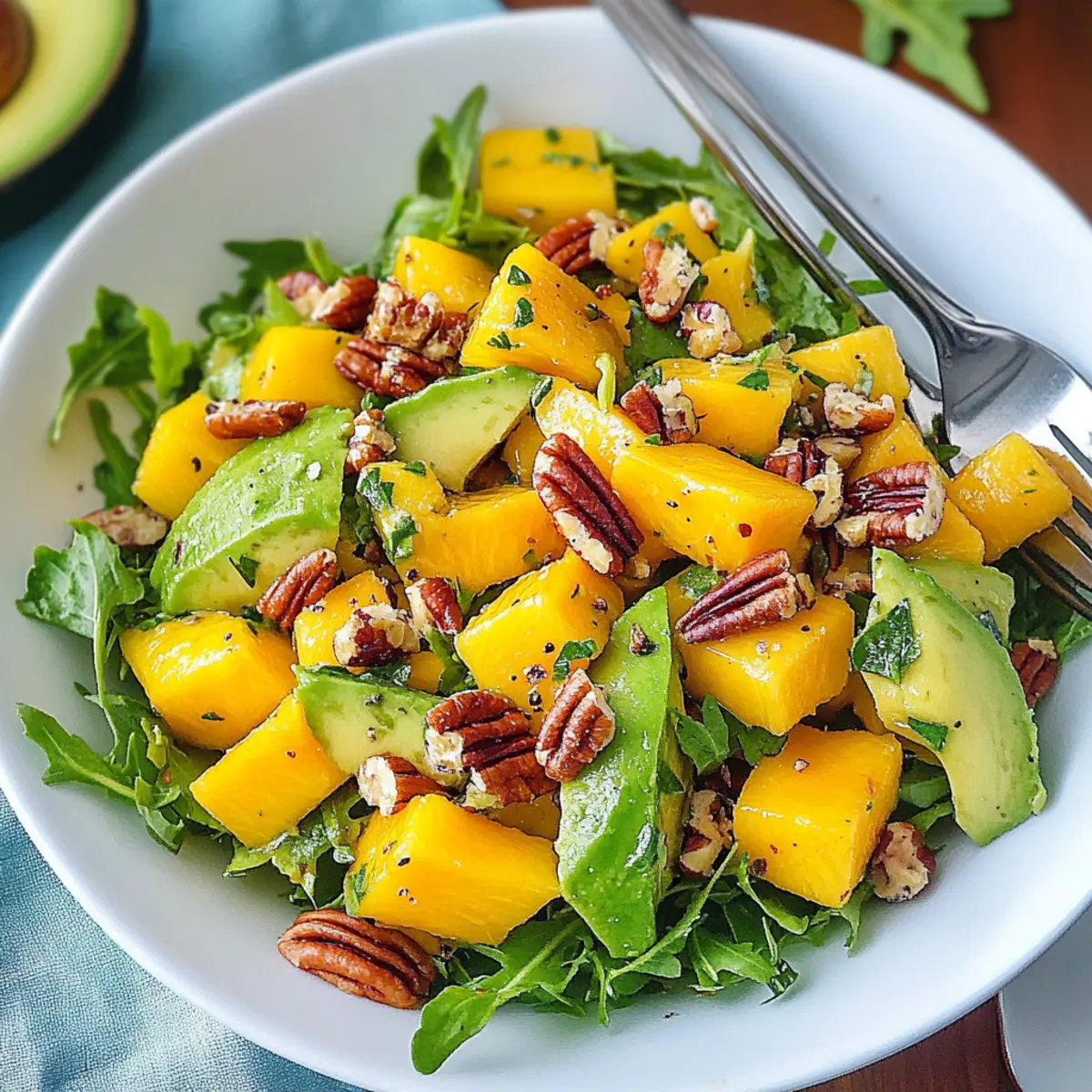 Mango Pecan Avocado Salad