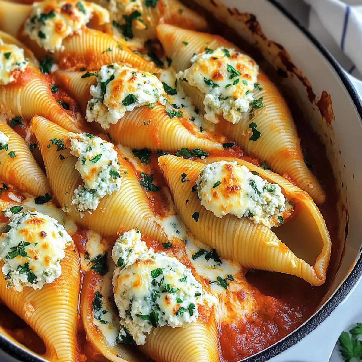 Ricotta Stuffed Shells