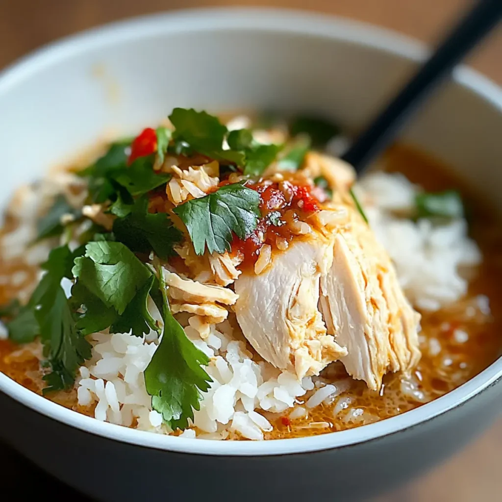 Coconut Chicken Brothy Rice