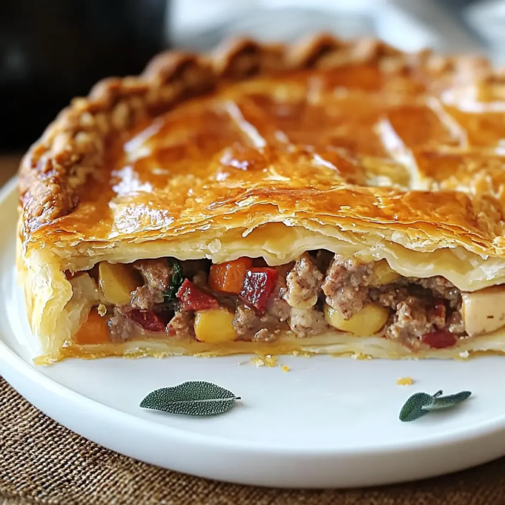 Italian Easter Meat Pie