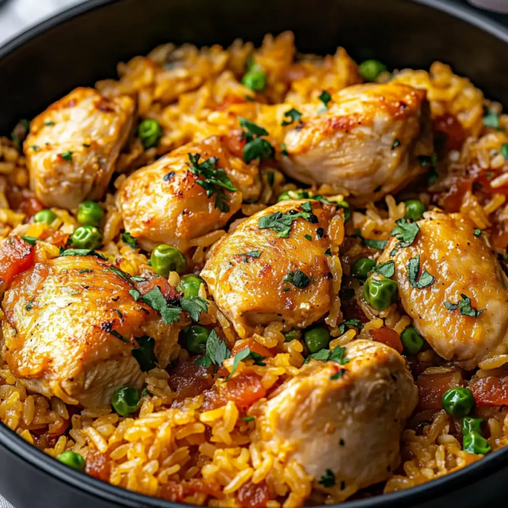 Easy Healthy Portuguese Chicken and Rice