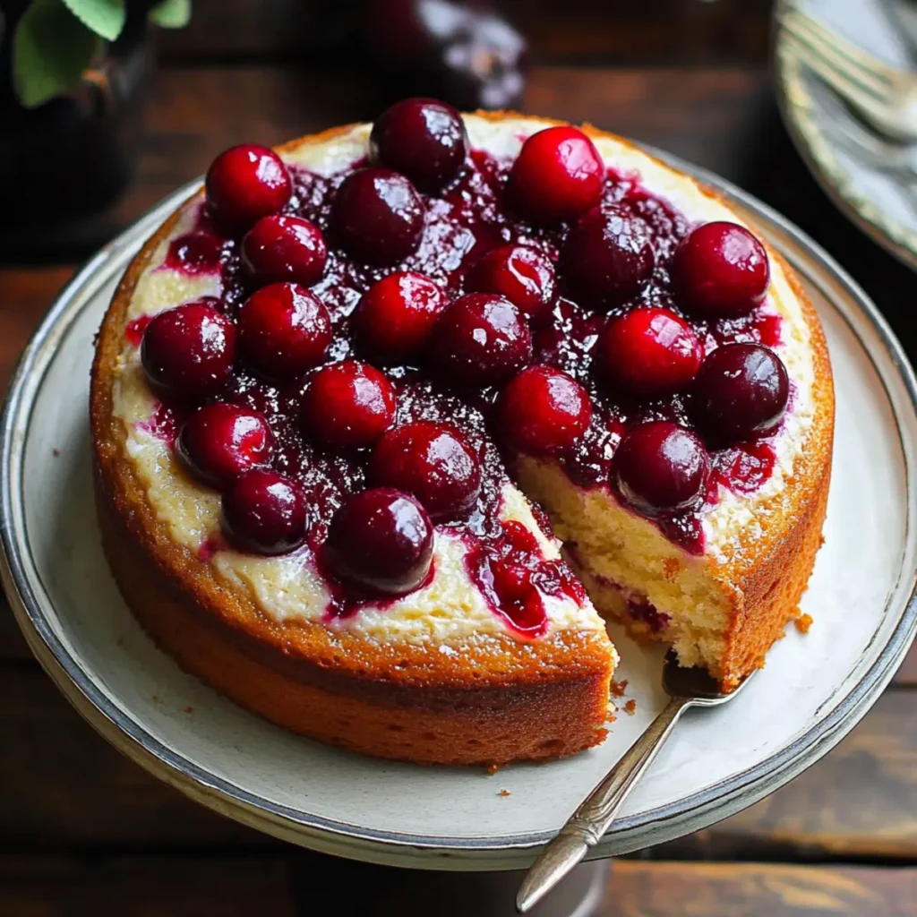 Summer Cake - Simple Cherry Cake
