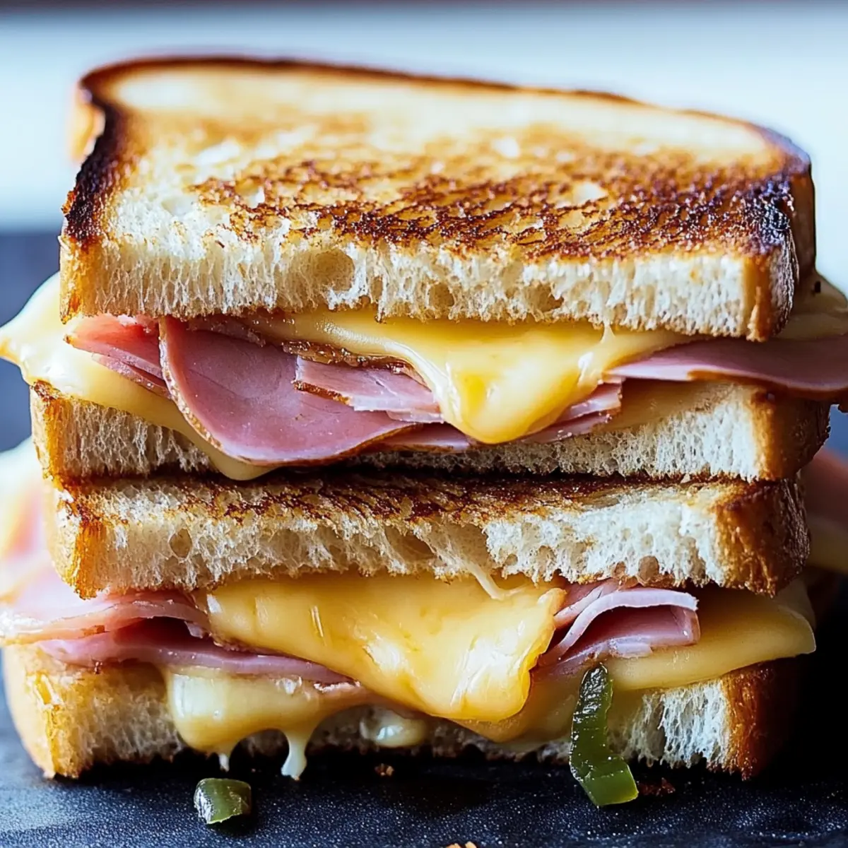Hot Ham and Cheese Sandwiches