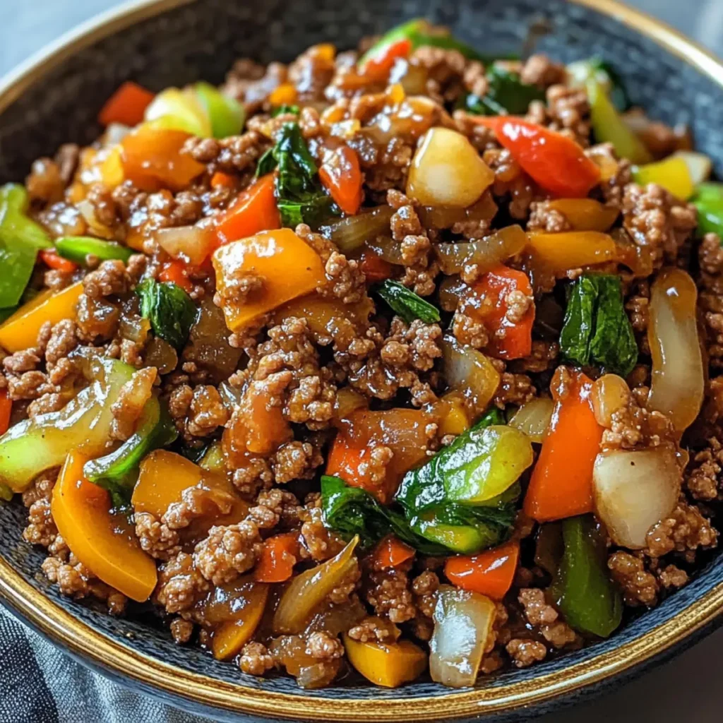Ground Beef Stir Fry