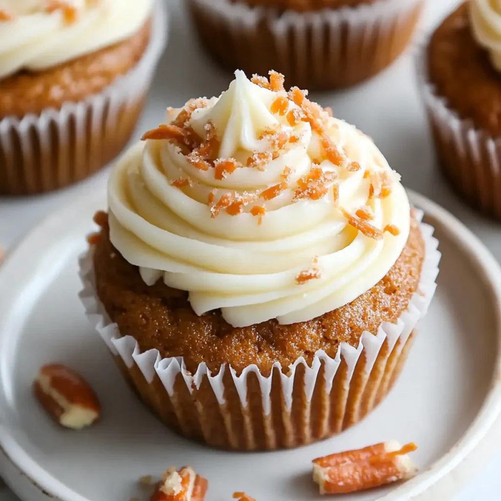 Easy Carrot Cake Cupcakes