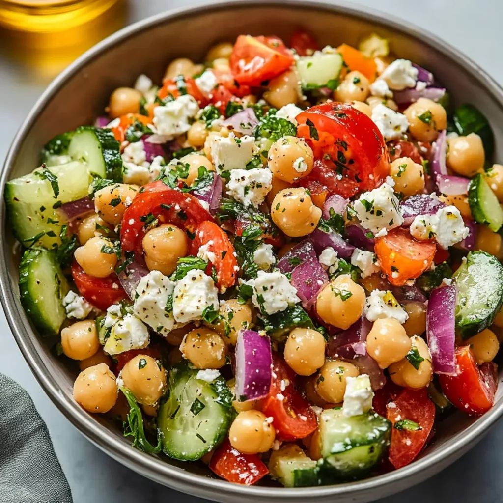 Greek Chickpea Salad