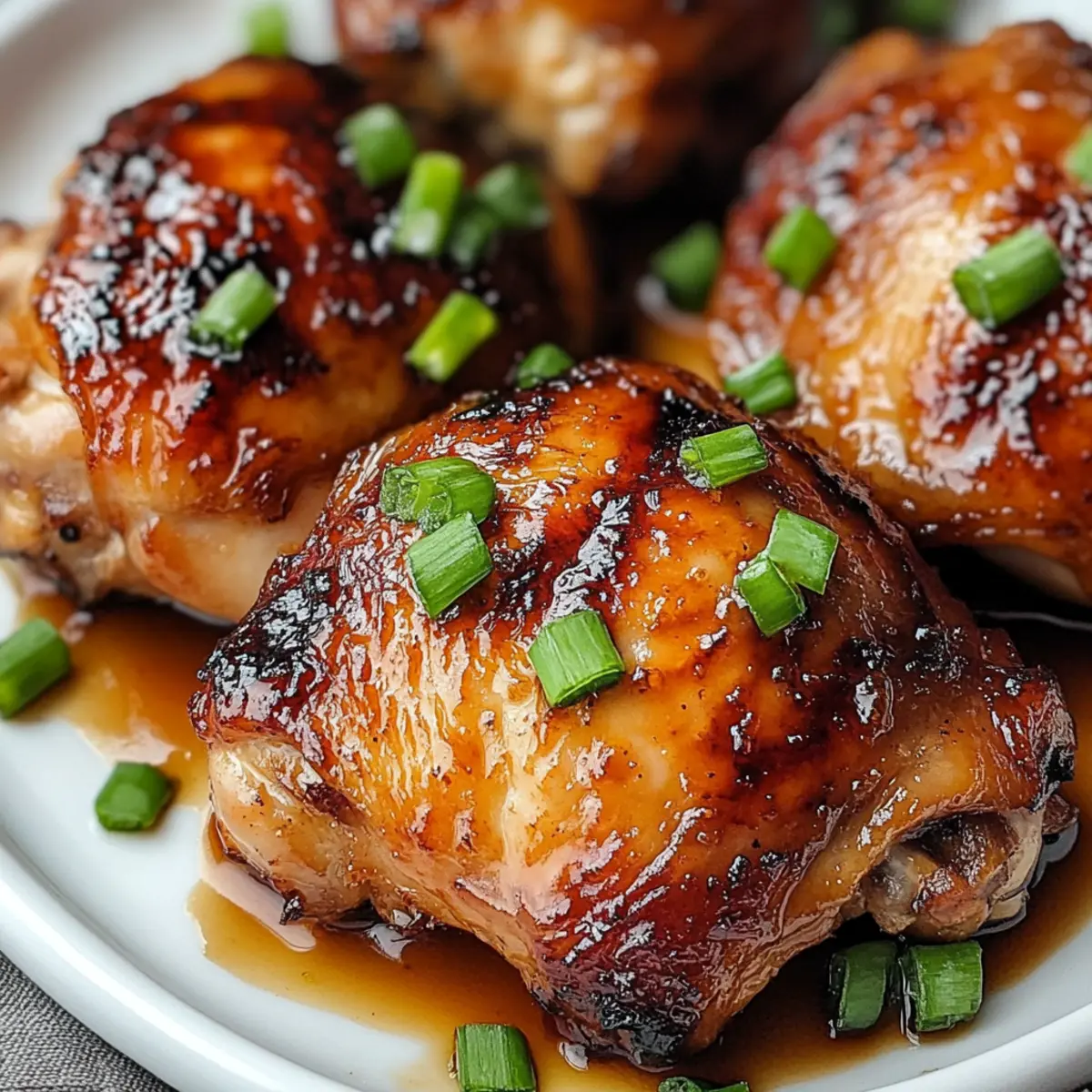 Roasted Miso Chicken Thighs
