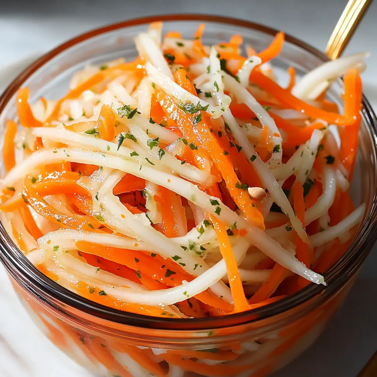 Vietnamese Pickled Carrots and Daikon