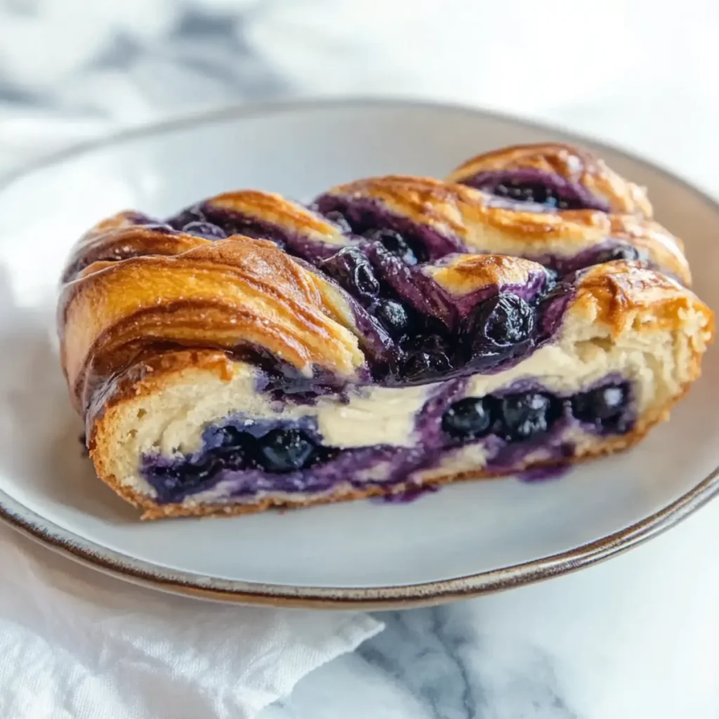 Blueberry Cream Cheese Babka
